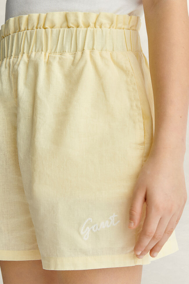 Teen Girls shorts med paperbag-midja
