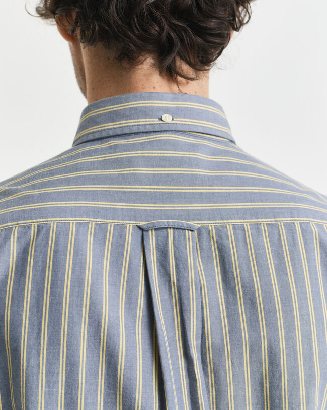 Regular fit randig poplinskjorta fr&aring;n arkivet