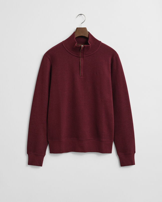 Sacker Rib sweatshirt med half-zip