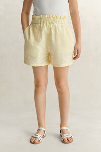 Teen Girls shorts med paperbag-midja