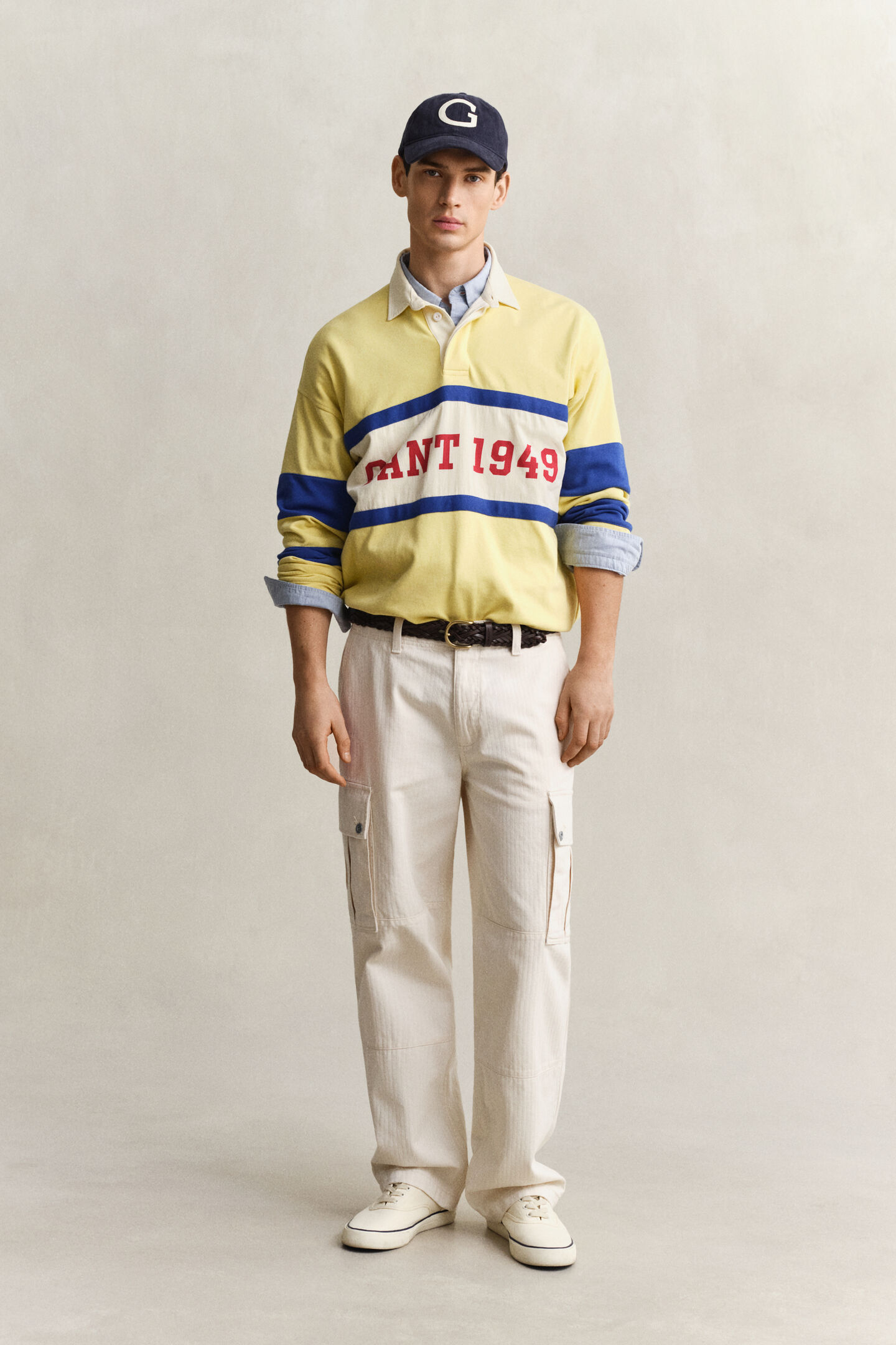 Fiskbensm&ouml;nstrade cargobyxor