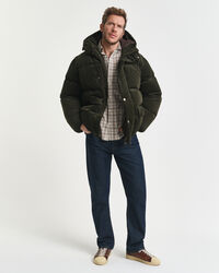 Regular fit rutig manchesterskjorta