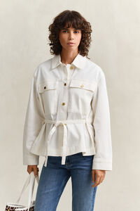 Denimjacka med b&auml;lte