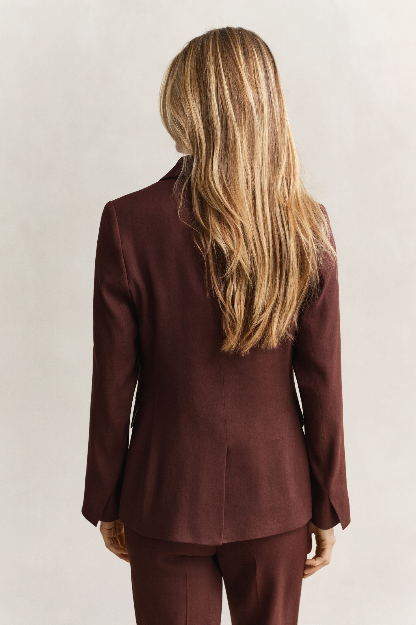 Kavaj i linne med stretch