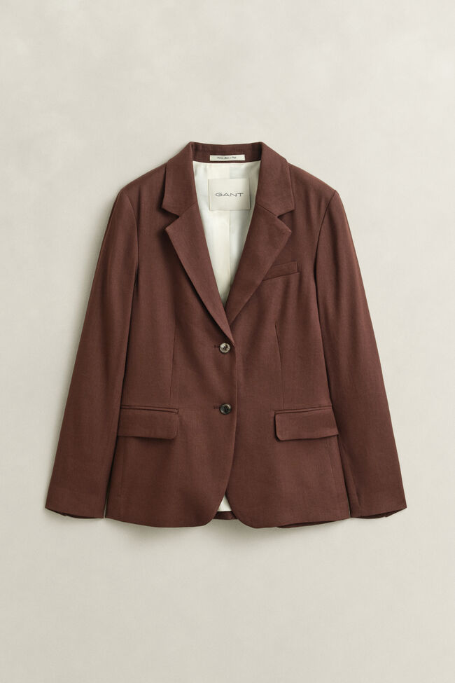 Kavaj i linne med stretch