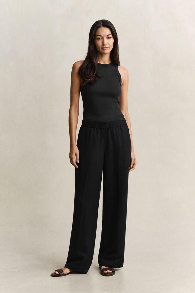 Byxor i linneblandning