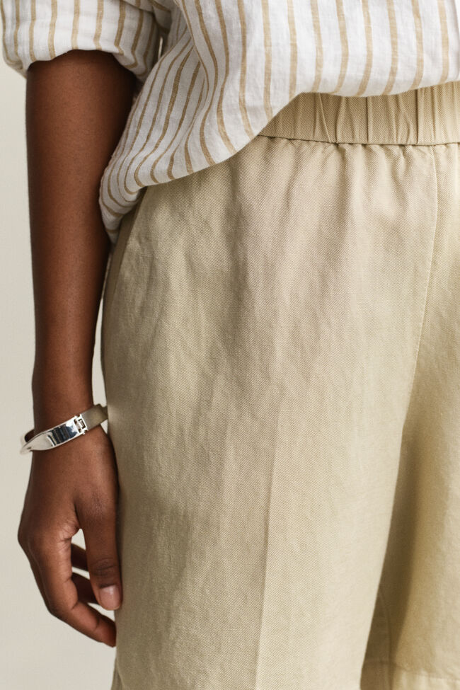 Shorts i linneblandning