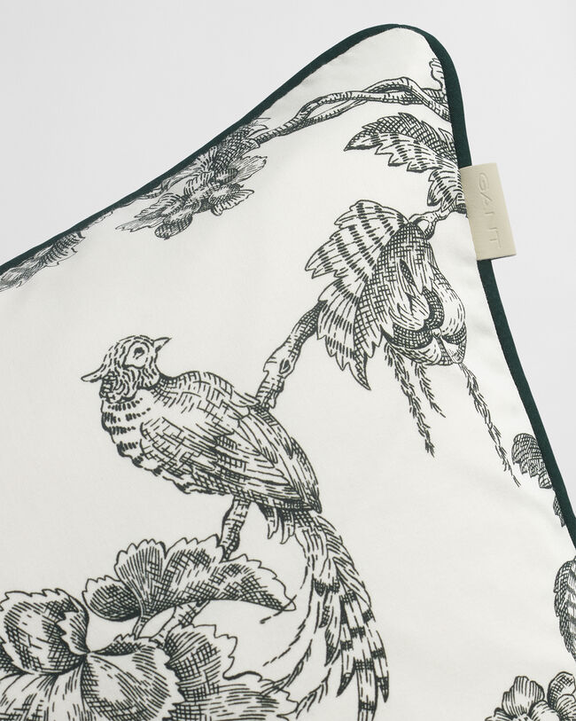 Tr&auml;dm&ouml;nstrat kuddfodral i satin