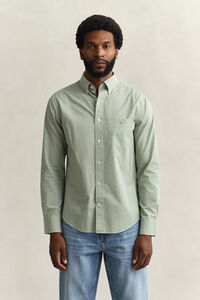 Klassisk poplinskjorta med ginghamv&auml;v