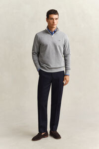 Shield sweatshirt med dragkedja vid hals&ouml;ppningen