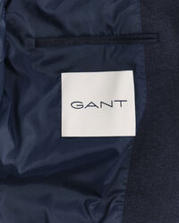 Slim fit tv&aring;f&auml;rgad kavaj i jerseypik&eacute;