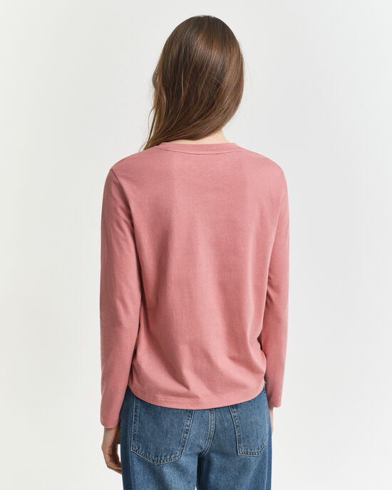 Shield l&aring;ng&auml;rmad T-shirt