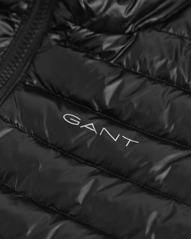 Kids l&auml;tt vadderad dunjacka med glans