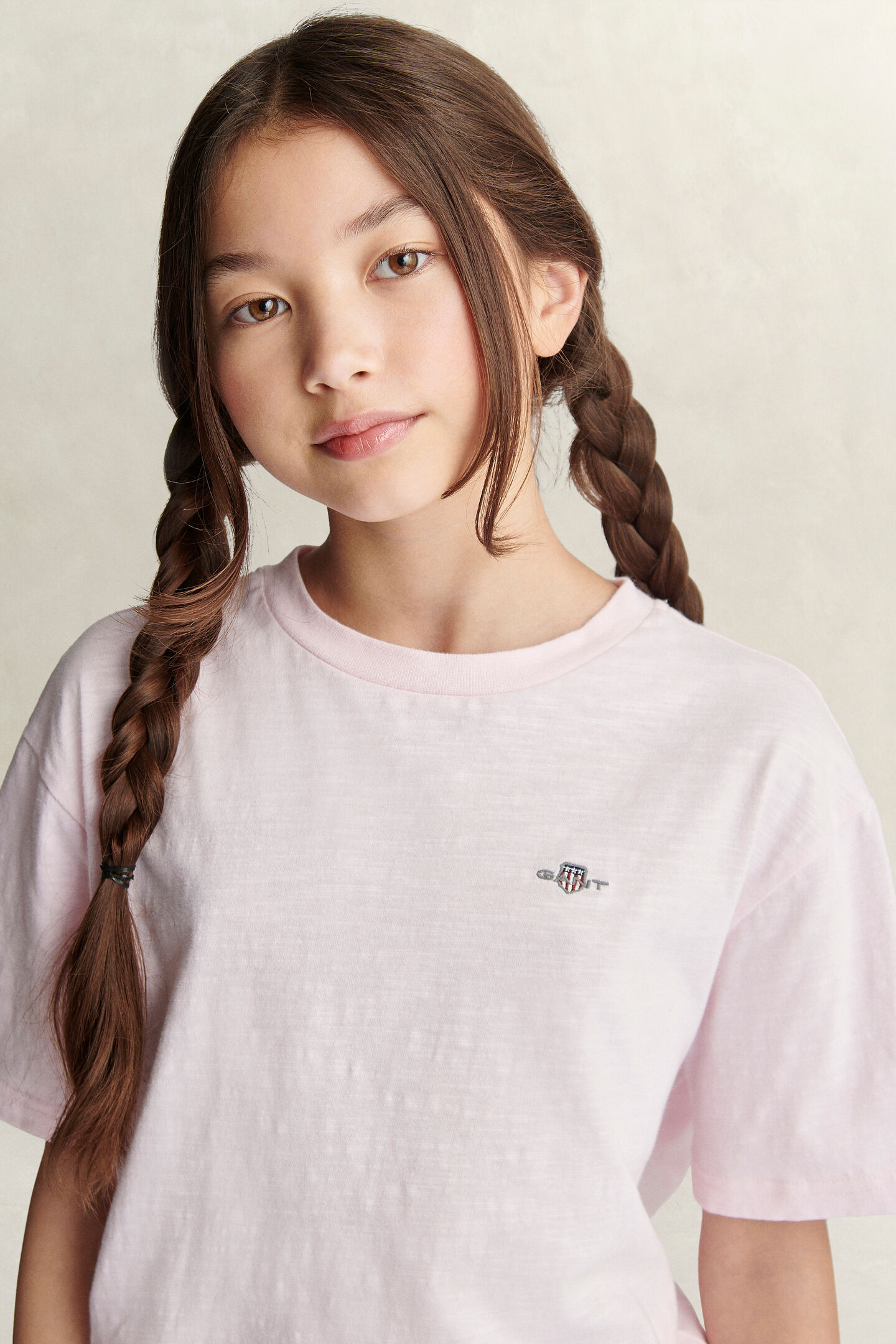 Teen Girls grovspunnen T-shirt