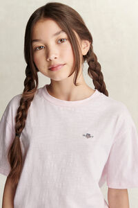 Teen Girls grovspunnen T-shirt