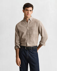 Skjorta i linneblandning