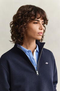 Shield sweatshirt med dragkedja vid hals&ouml;ppningen