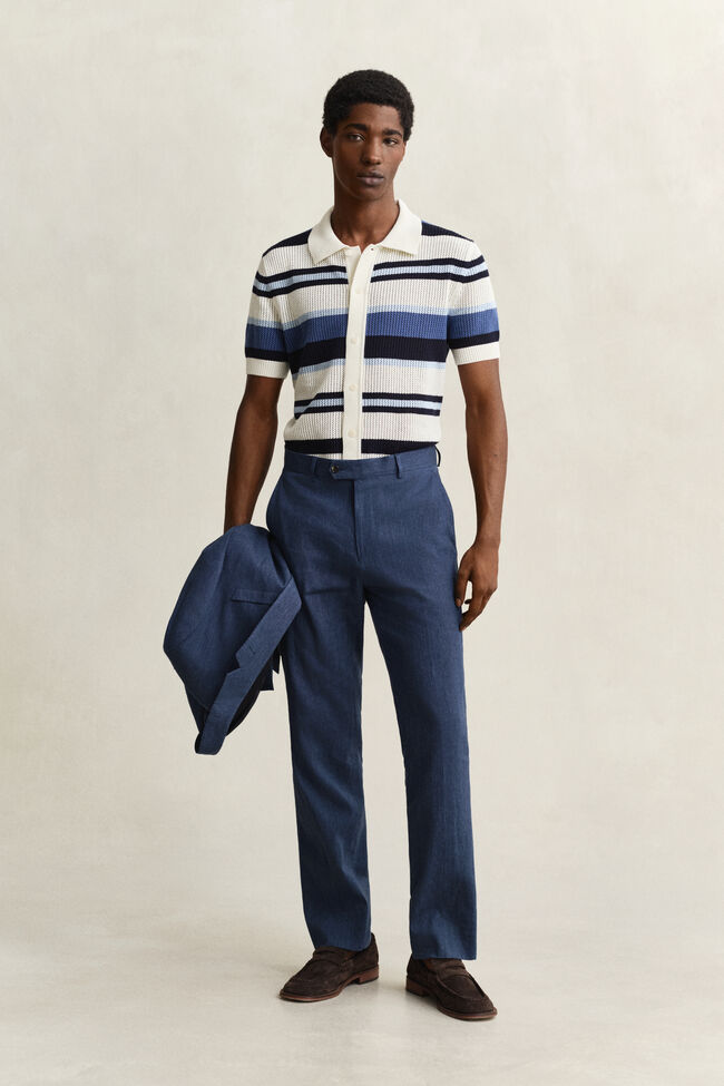 Kostymbyxor i linneblandning