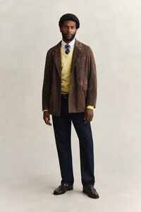 Klassisk V-ringad bomullstr&ouml;ja