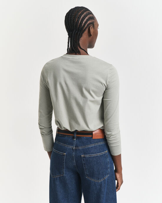 Shield l&aring;ng&auml;rmad T-shirt