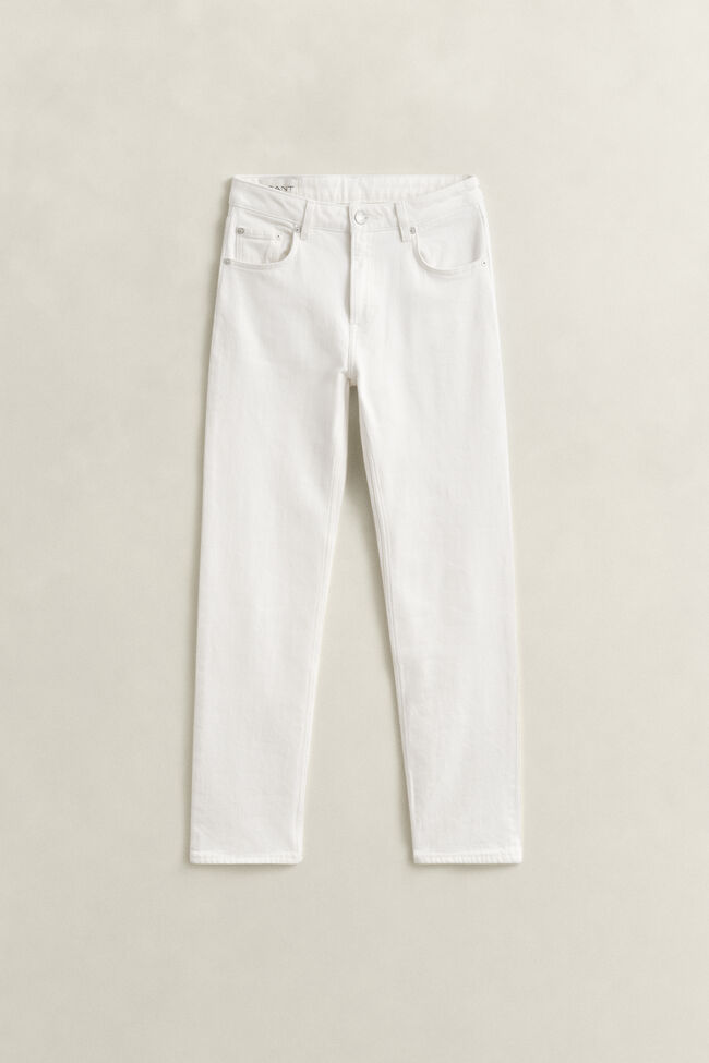 Stretchjeans med raka ben