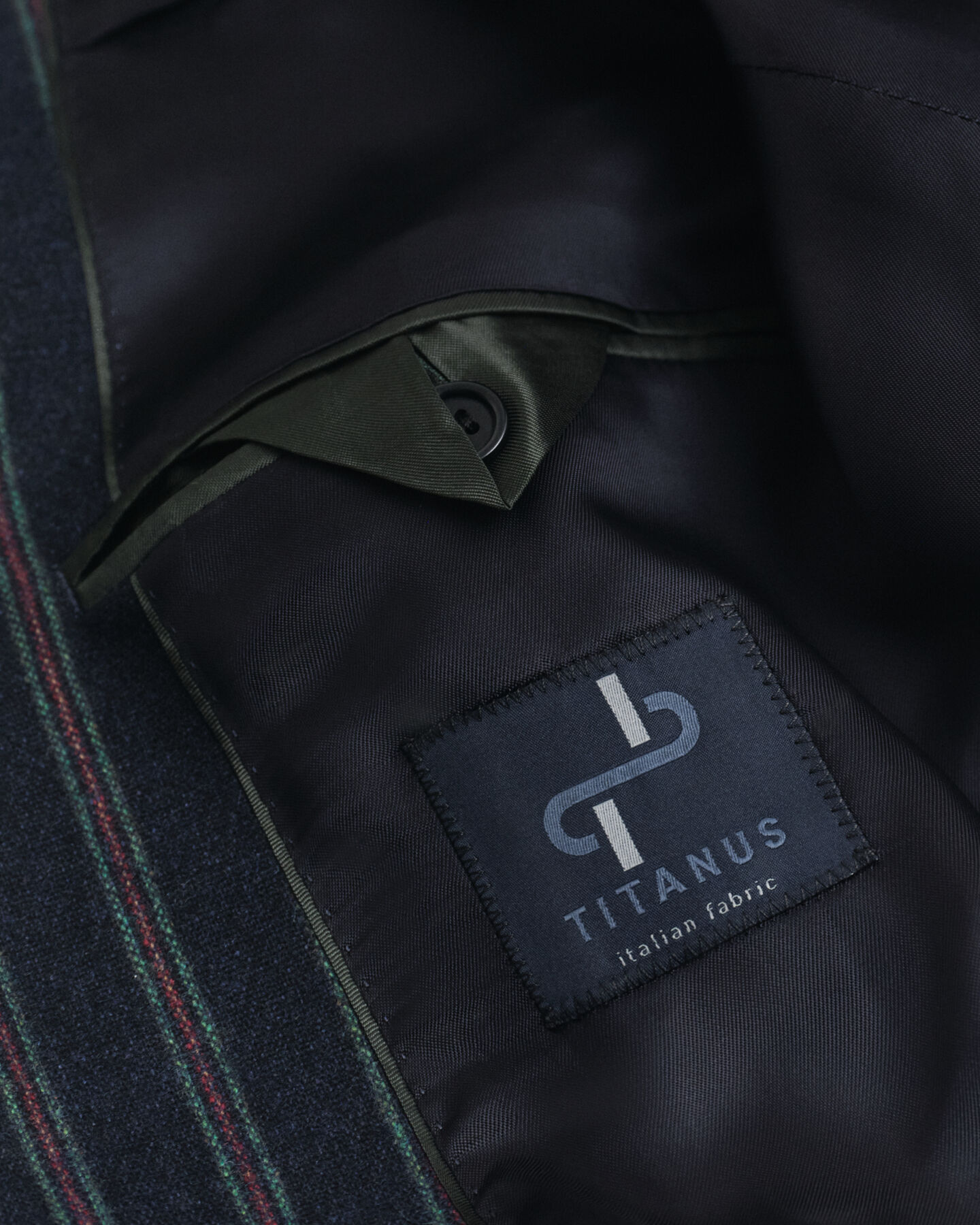 Randig club-blazer i flanell