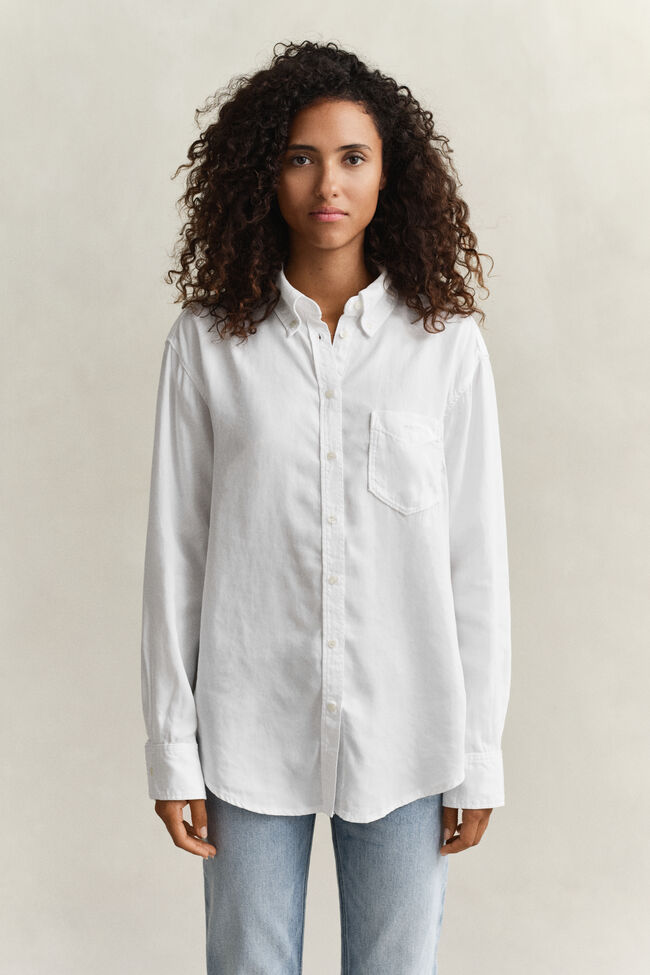 Indigof&auml;rgad skjorta