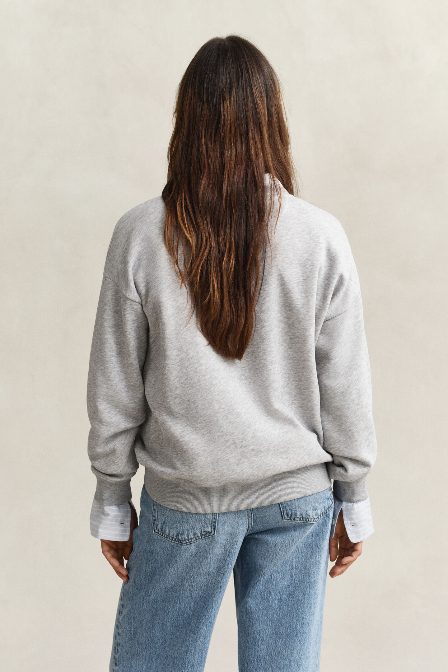 Shield sweatshirt med rund hals