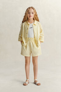 Teen Girls shorts med paperbag-midja