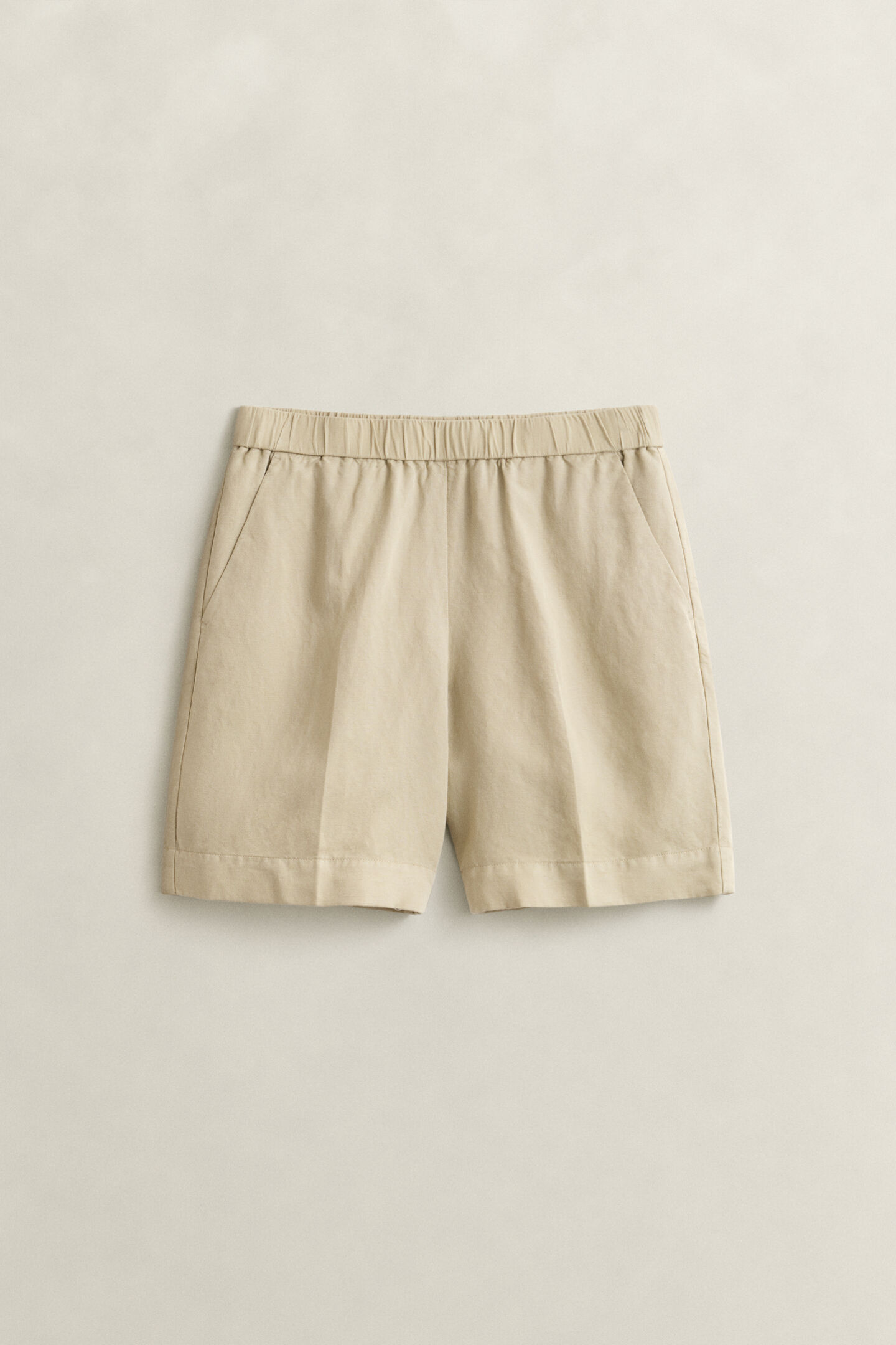 Shorts i linneblandning