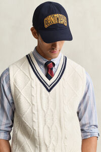 Kabelstickad slipover