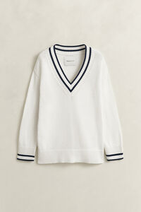 V-ringad bomullstr&ouml;ja