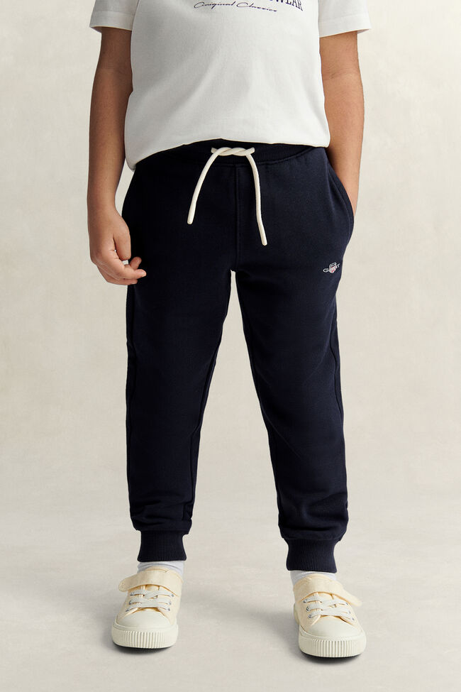 Boys sweatpants med sk&ouml;ldemblem