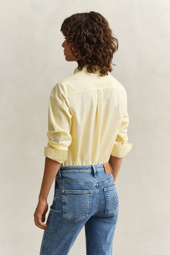 Regular fit klassisk poplinskjorta