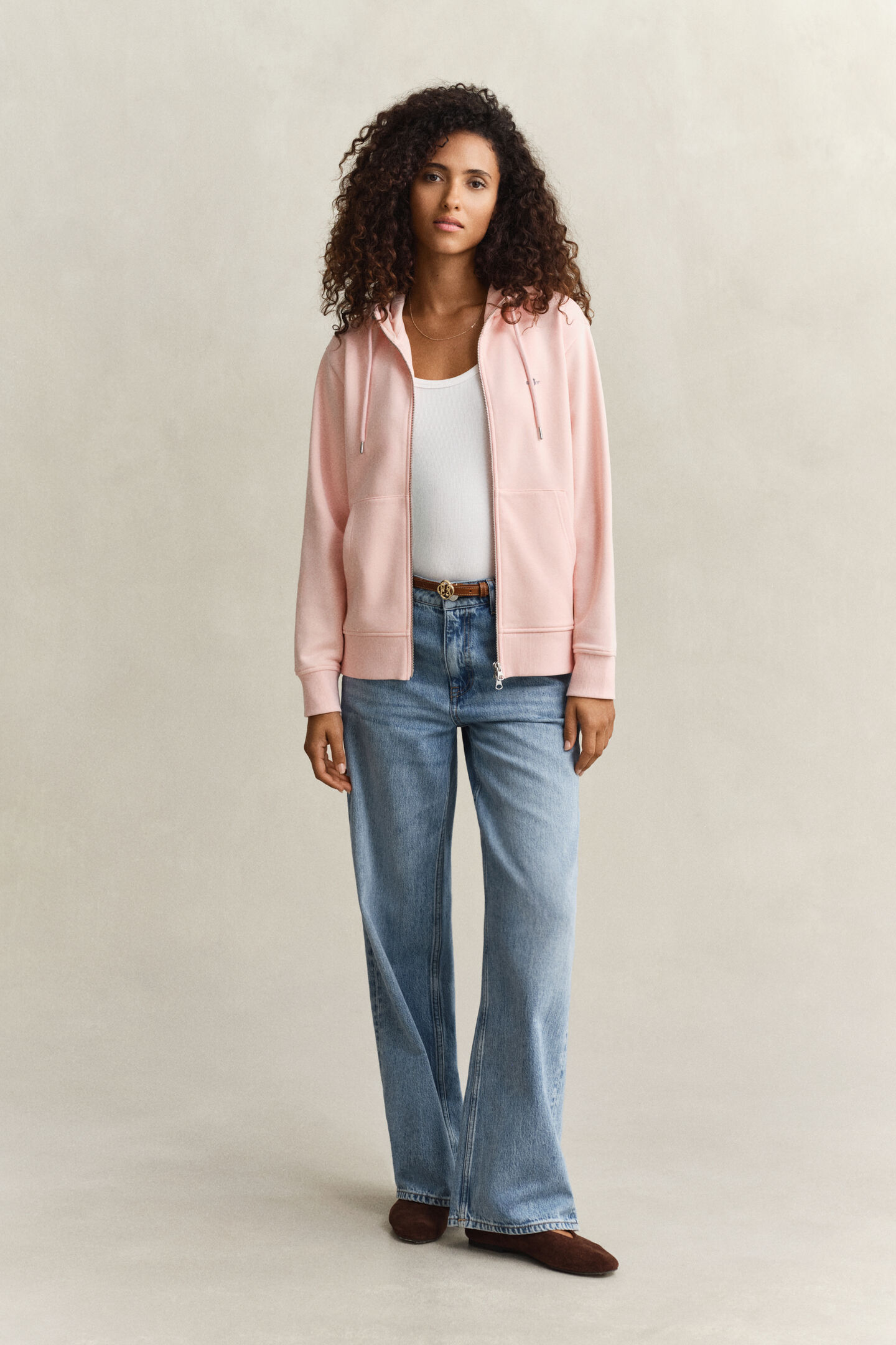 Shield hoodie med dragkedja