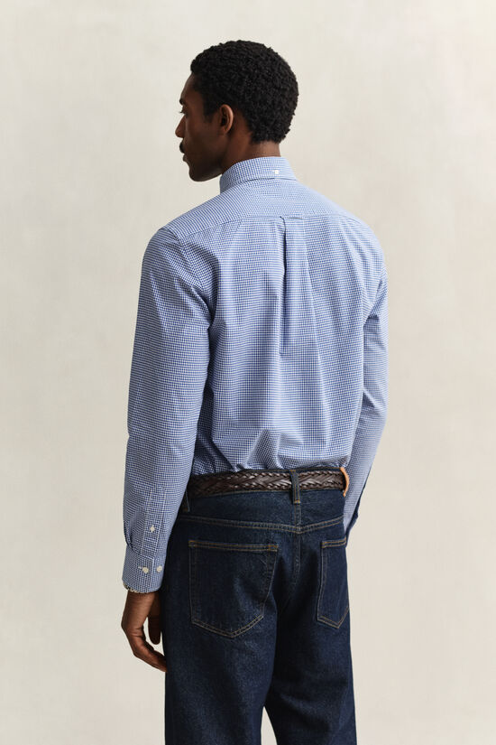 Klassisk poplinskjorta med ginghamv&auml;v