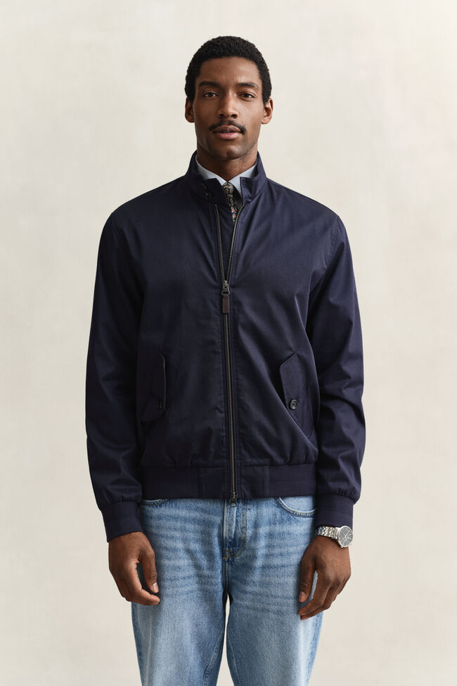 Harringtonjacka i bomullsblandning