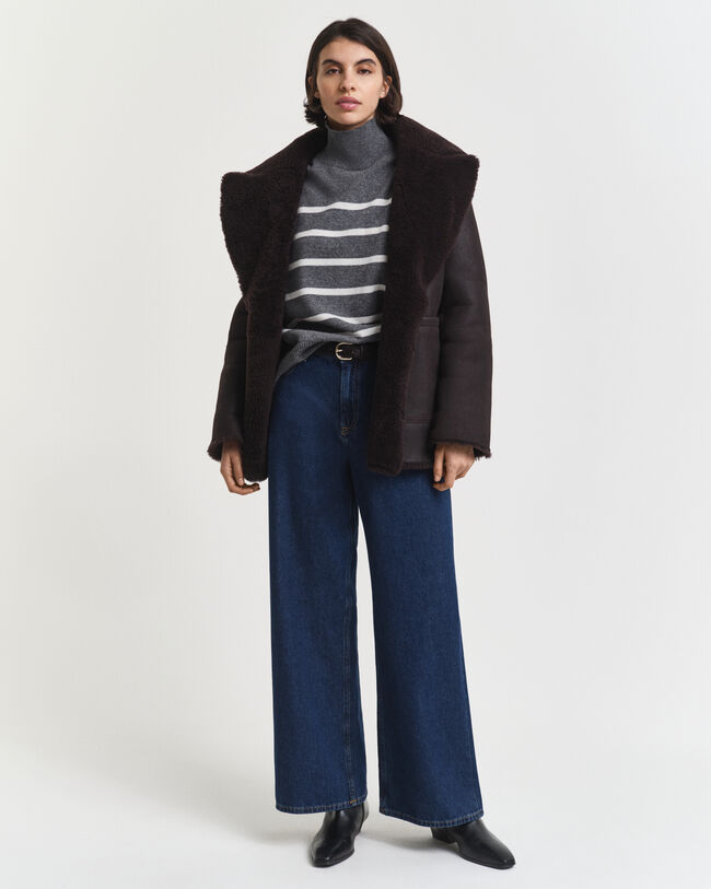 Randig polotr&ouml;ja i extra fin lammull