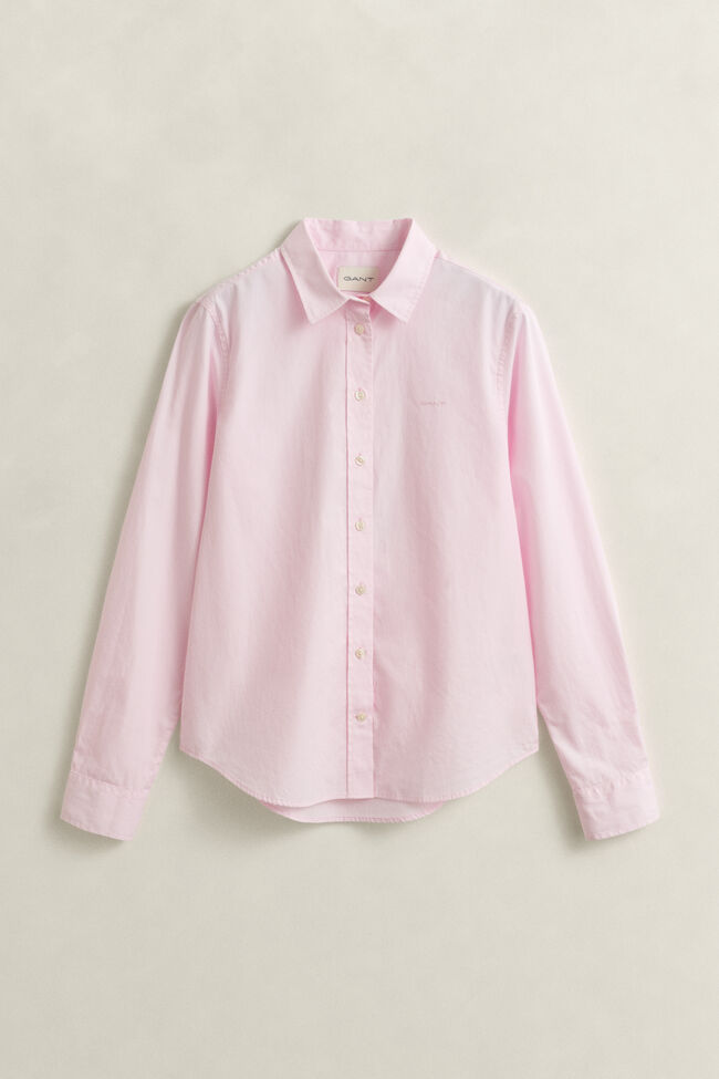 Regular fit klassisk poplinskjorta