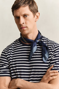 Randig T-shirt i pimabomull