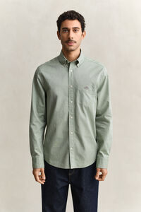 Regular fit klassisk poplinskjorta