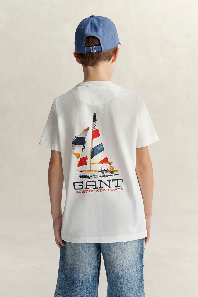 Teen Boys T-shirt med kusttryck
