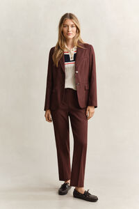 Kavaj i linne med stretch