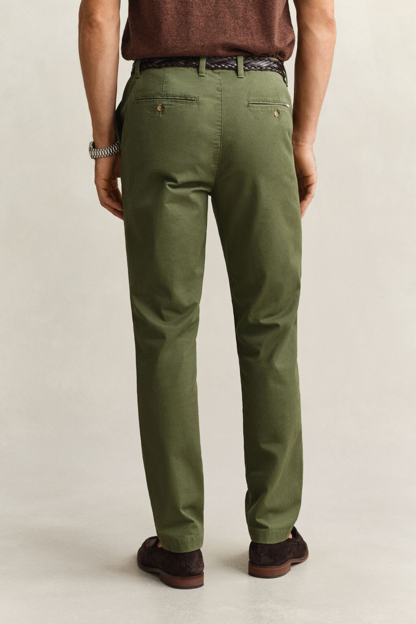 Klassiska chinos med slim fit