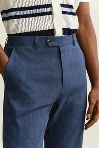 Kostymbyxor i linneblandning