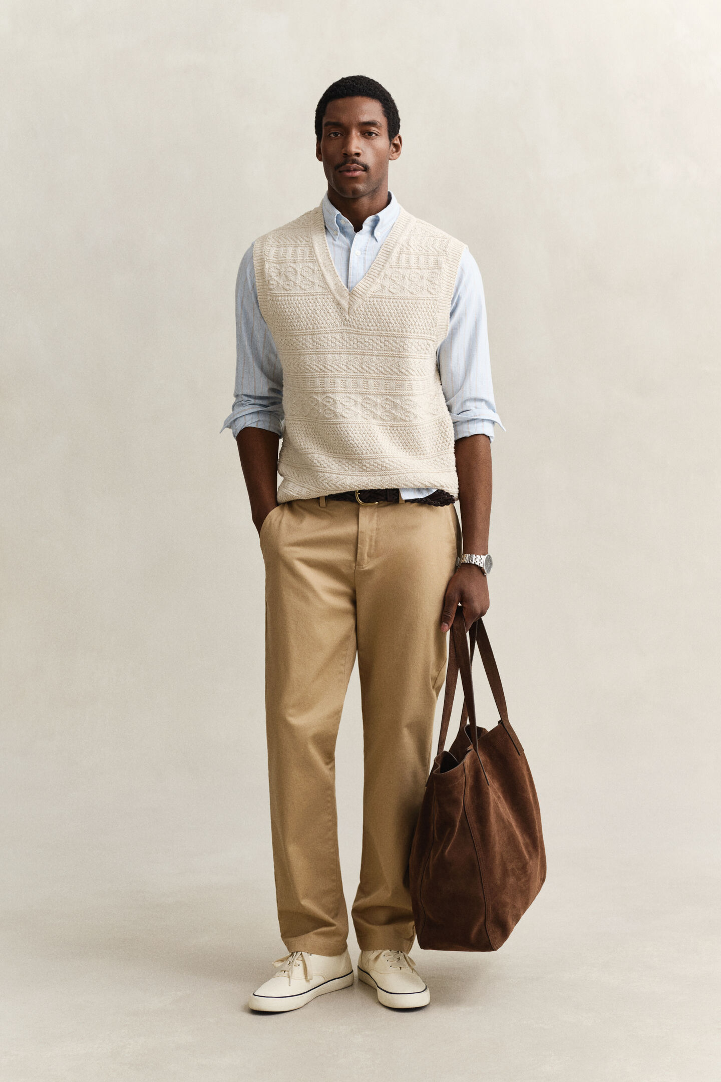Eleganta chinos med regular fit