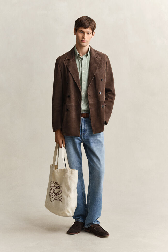 Gingham Classic Poplin Short Sleeve Shirt