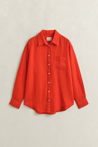 Relaxed fit linneskjorta