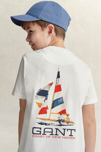 Teen Boys T-shirt med kusttryck