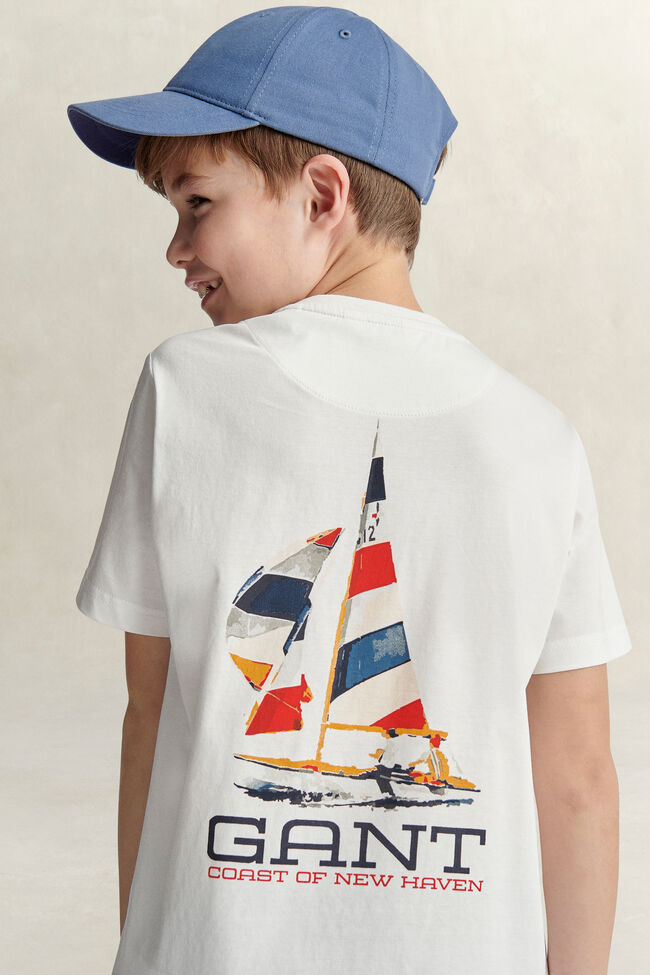 Teen Boys T-shirt med kusttryck